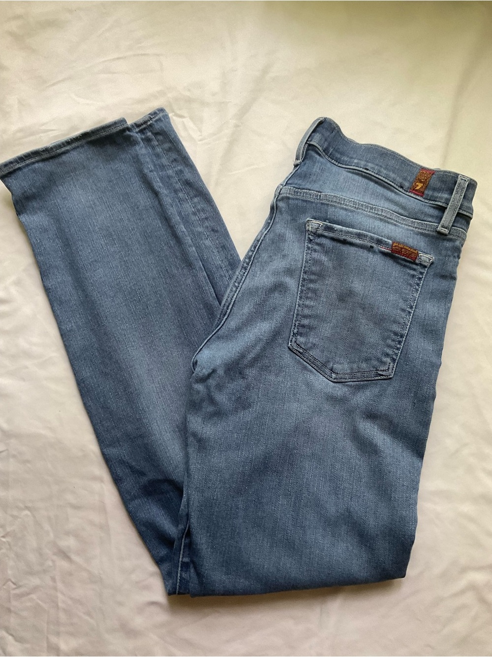 7 For All Mankind Luxe Sport The Skinny Jean size 33